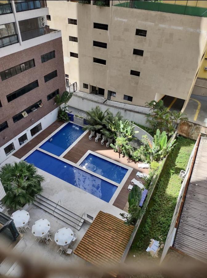 Capitania Varam Apartamento-Flat com Piscina e Vista Mar Guaruja Pitangueiras Guarujá Exterior foto